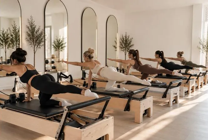 Signature Pilates class on the Reformer at SÁORLA
